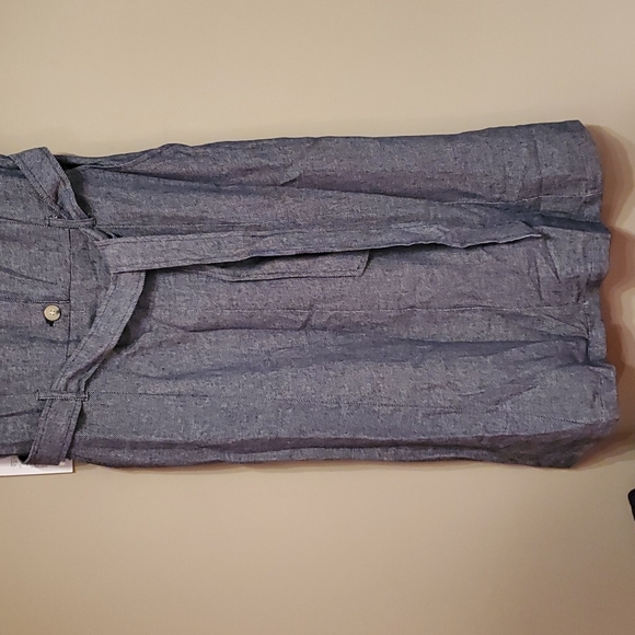 Liz Claiborne navy aline dress - Picture 4 of 7